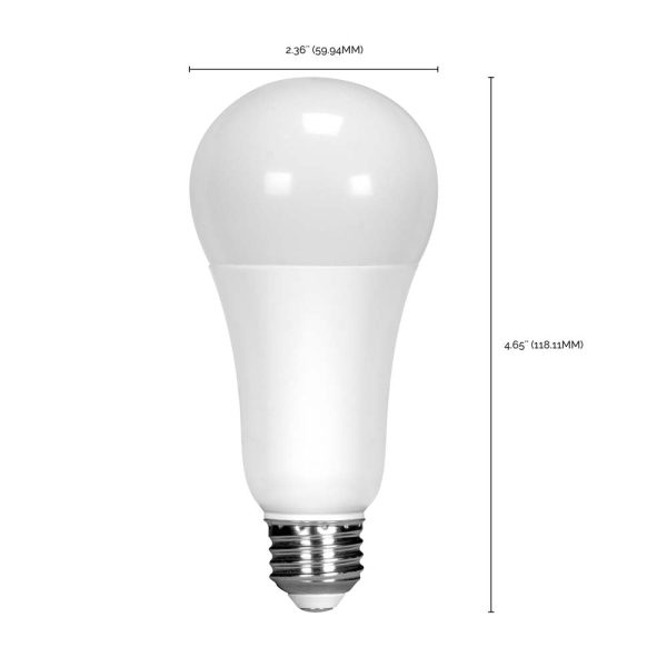 Satco 16.5w A19 LED 90CRI 2700K 1600LM 120v Medium Base - 100W equiv Online now