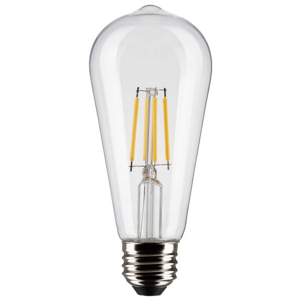 Satco 5w ST19 LED 4000K Medium Base Dimmable - 40w equiv Online now