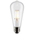 Satco 5w ST19 LED 4000K Medium Base Dimmable - 40w equiv Online now