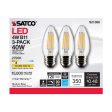 3Pk - Satco 4w B11 LED 2700K Medium Base Dimmable - 40w equiv Online