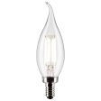 Satco 5.5w CA10 LED 3000K Candelabra Base Dimmable - 60w equiv Online