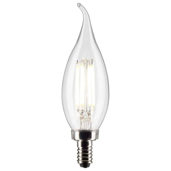 Satco 5.5w CA10 LED 3000K Candelabra Base Dimmable - 60w equiv Online