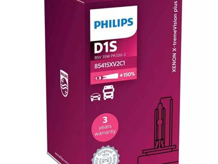 Philips D1S X-tremeVision PLUS GEN.2 4800K Xenon Automotive Bulb For Sale