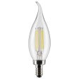 Satco 5.5w CA10 LED 3000K Candelabra Base Dimmable - 60w equiv Online