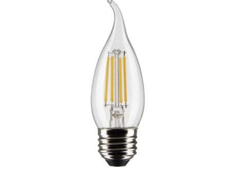 Satco 5.5w CA10 LED 2700K Medium Base Dimmable - 60w equiv Online