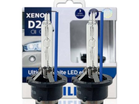 2Pk - Philips D2S WhiteVision Plus 5000K ultimate LED effect Xenon Automotive Bulb Online