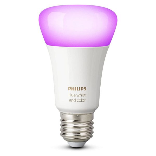 Philips Hue White and Color Ambiance A19 E26 Bluetooth & Zigbee LED Smart Bulb Online