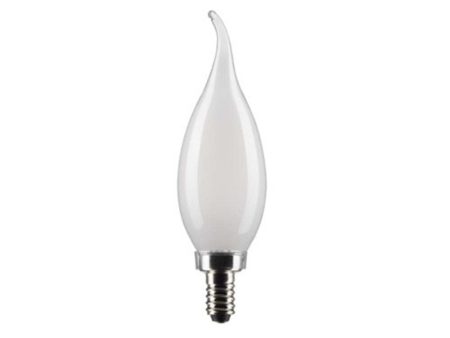 Satco 5.5w CA10 LED 2700K Candelabra Base Frosted Dimmable - 60w equiv Sale