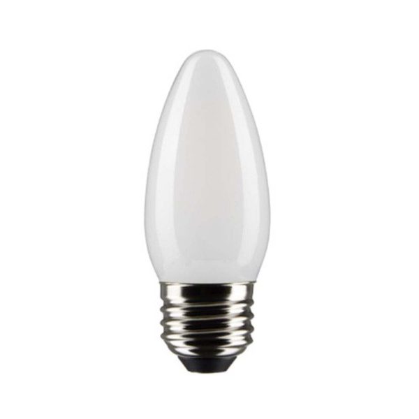 Satco 5.5w B11 LED 4000K Medium Base Frosted Dimmable - 60w equiv Supply