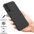 Matte liquid silicone Samsung Galaxy A16 cover - Black For Discount