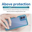 Motorola Moto G34 smart acrylic cover - Transparent Blue Online now