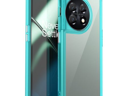 OnePlus 11 smart acrylic cover - Transparent Blue Online Hot Sale