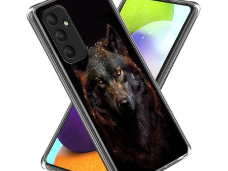 Deco Samsung Galaxy A15 phone cover - Night Wolf Sale