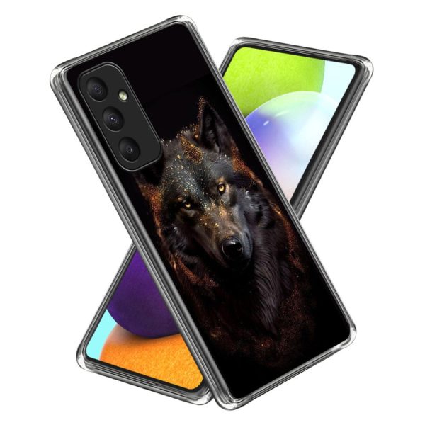 Deco Samsung Galaxy A15 phone cover - Night Wolf Sale