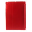 iPad 9.7-  (2018)   9.7-  (2017)   Air 2   Air Tri-fold Stand Leather Cell Phone Casing - Red Sale