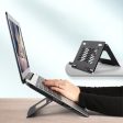 Universal ergonomic foldable notebook stand - Black on Sale