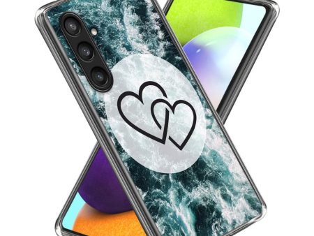 Deco Samsung Galaxy S24 phone cover - Heart To Heart For Cheap