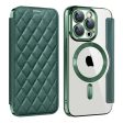 RFID Blocking Lens Film Phone Case - Blackish Green Discount