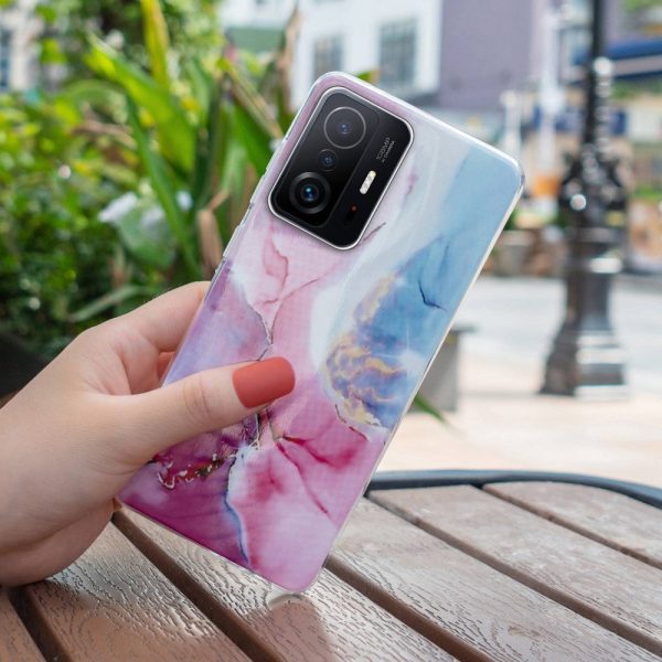 Marble Xiaomi 11T   11T Pro case - Pink   Blue Fashion