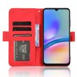 Modern-styled leather wallet case for Samsung Galaxy A05s - Red For Discount