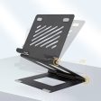 Universal ergonomic foldable notebook stand - Black on Sale