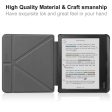 Stand Case for Kobo Libra Colour eReaders PU Leather Sleeve Cover with Auto Wake   Sleep - Red For Discount