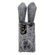 Fluffy Rabbit Samsung Galaxy S24 Ultra cover - Silver Grey on Sale