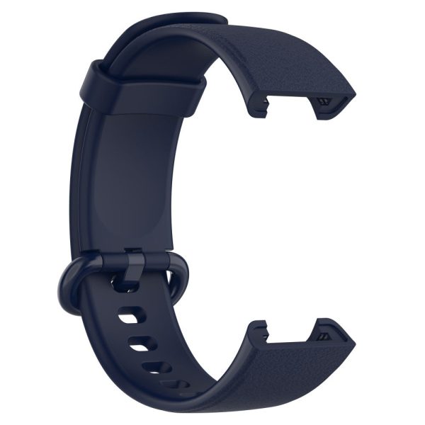 Xiaomi Redmi Watch silicone litchi watch strap - Ink Blue Cheap