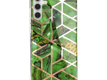 Marble design Samsung Galaxy A13 5G   Samsung Galaxy A04s cover - Rhombus   Green Fashion