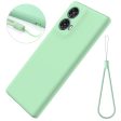 Matte liquid silicone Motorola Moto G85 cover - Green For Cheap