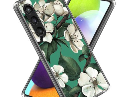 Deco Samsung Galaxy S24 phone cover - White Flowers For Discount