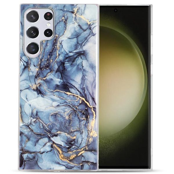 Marble Samsung Galaxy S23 Ultra case - Grey Fashion