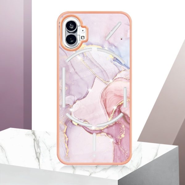 Marble Nothing Phone (1) case - Rose Gold Marble Online now