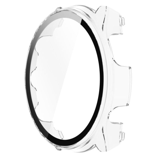 Garmin Forerunner 965 cover with tempered glass - Transparent White on Sale