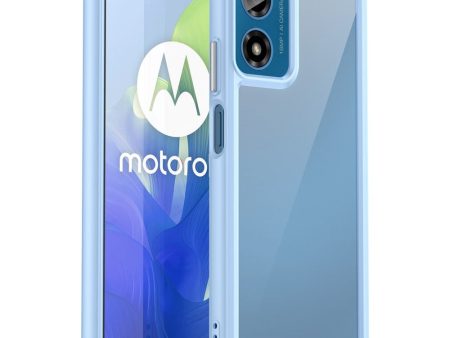 Motorola Moto G04   Motorola Moto G24 smart acrylic cover - Blue Online Hot Sale