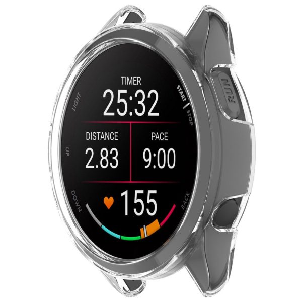 For Garmin Forerunner 165   Forerunner 165 Music TPU Watch Frame Smartwatch Protector Case - Transparent For Cheap