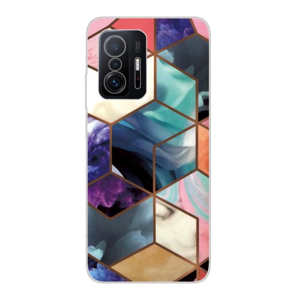 Marble Xiaomi 11T   11T Pro case - Colorful Cube Tile For Cheap