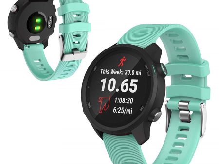 Garmin Vivomove   Forerunner 245 Music   645 Music silicone watch band - Cyan Fashion