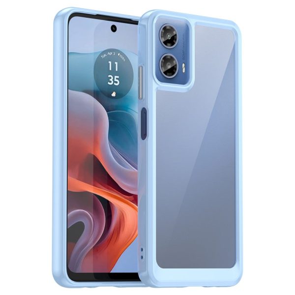 Motorola Moto G34 smart acrylic cover - Blue Supply