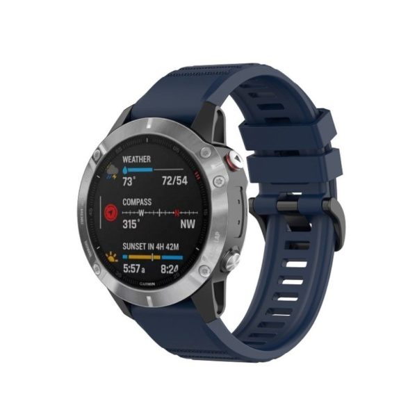 Garmin Fenix 6 stylish silicone watch band - Blue Online