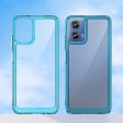 Motorola Moto G34 smart acrylic cover - Transparent Blue Online now