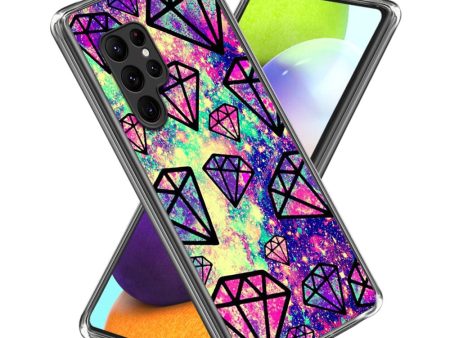 Deco Samsung Galaxy S24 Ultra phone cover - Diamonds on Sale