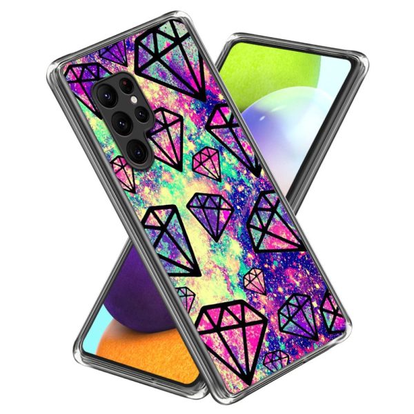 Deco Samsung Galaxy S24 Ultra phone cover - Diamonds on Sale