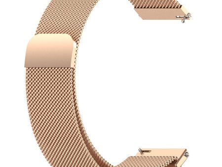 18MM Metal Watch Strap Breathable Milanese Smartwatch Mesh Band Replacement - Rose Gold Online