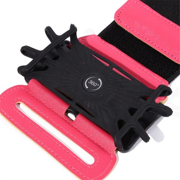 Rotating Silicone Strap Phone Holder - Black Universal Fit for 4.5-6.7 Phones on Sale