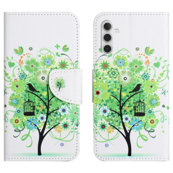 Wonderland Samsung Galaxy A15 flip case - Green Tree Online now