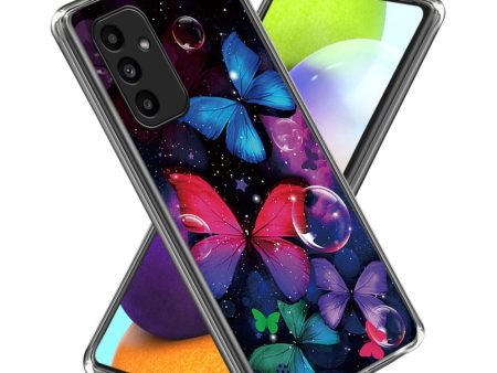 Deco Samsung Galaxy A15 phone cover - Colorful Butterflies For Cheap