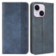 Bofink Vintage iPhone 15  leather case - Blue Online