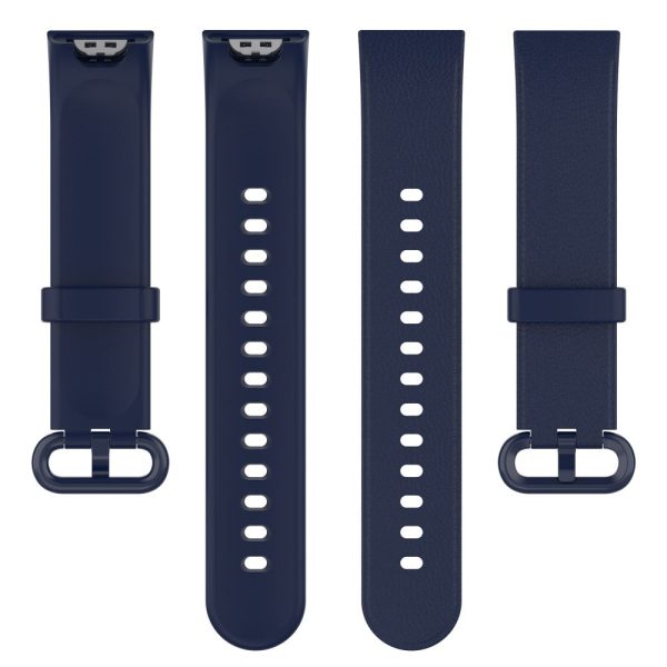 Xiaomi Redmi Watch silicone litchi watch strap - Ink Blue Cheap