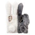 Fluffy Rabbit Samsung Galaxy S24 Ultra cover - Silver Grey on Sale